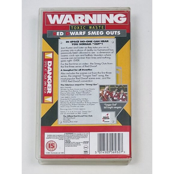 Lot 2 Red Dwarf British BBC VHS Sci-Fi Comedy I Byte Two Smeg Outs Tested WORK - Picture 8 of 8